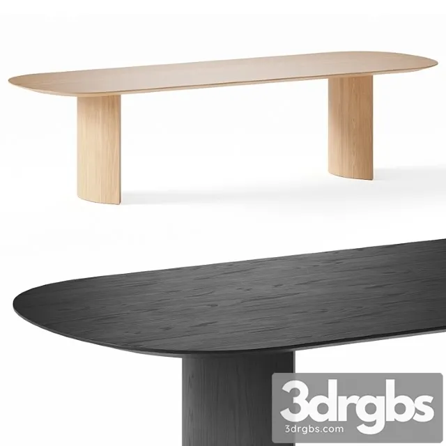 Miniforms plauto dining table 2 3D Model Download