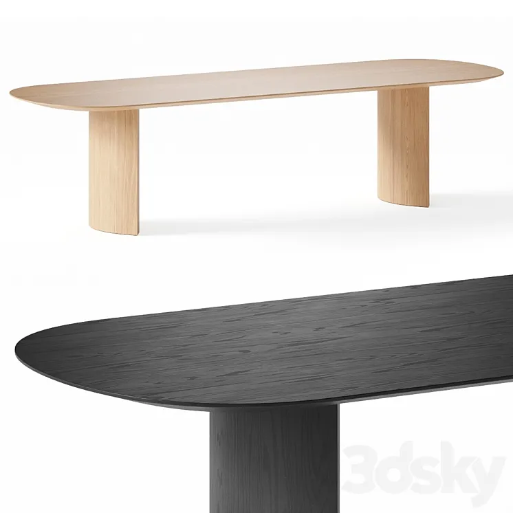 Miniforms Plauto Dining Table 3D Model Free Download