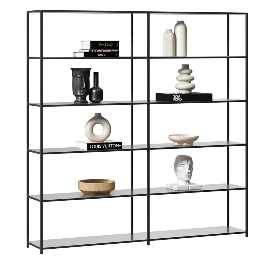 Minima Aluminium Bookcase by MDF Italia