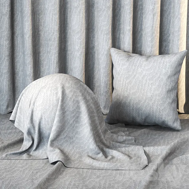 Minimal Cotton Fabric Texture 4K – Seamless – 2 Color 3D Model