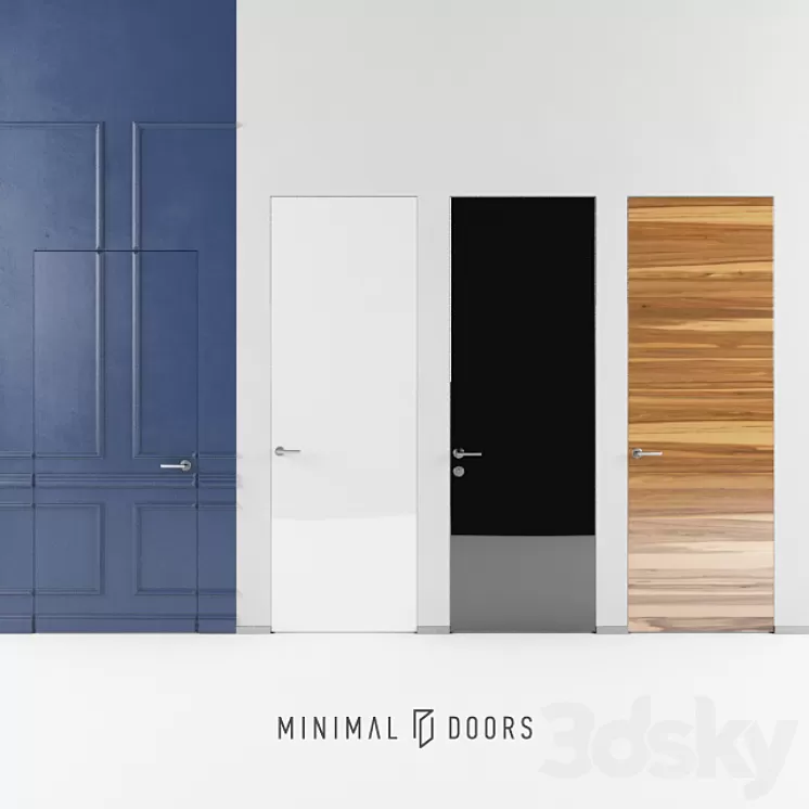 MINIMAL DOORS – basic collection 3D Model