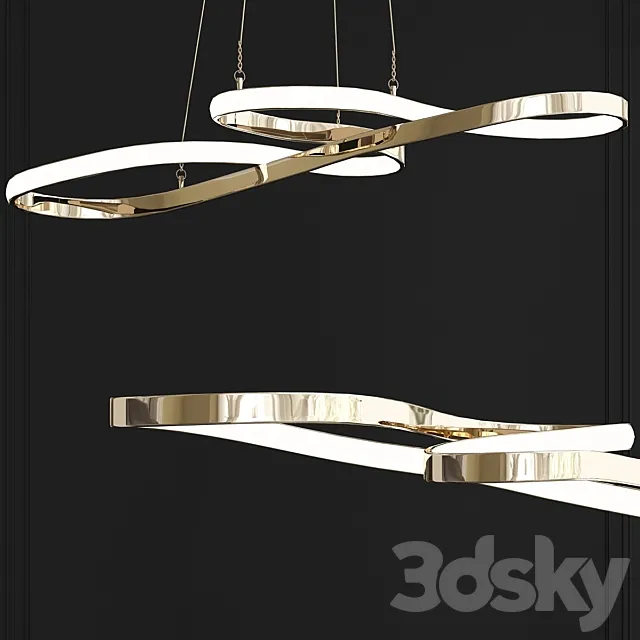Minimalism DIY Hanging Modern Led 3D Model Minimalism DIY Hanging Modern Led 3D Model
