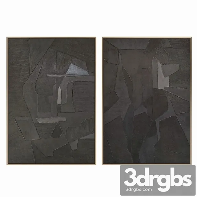 Minimalist Abstract Painting 4 1 3D Model Download Minimalist Abstract Painting 4 1 3D Model Download