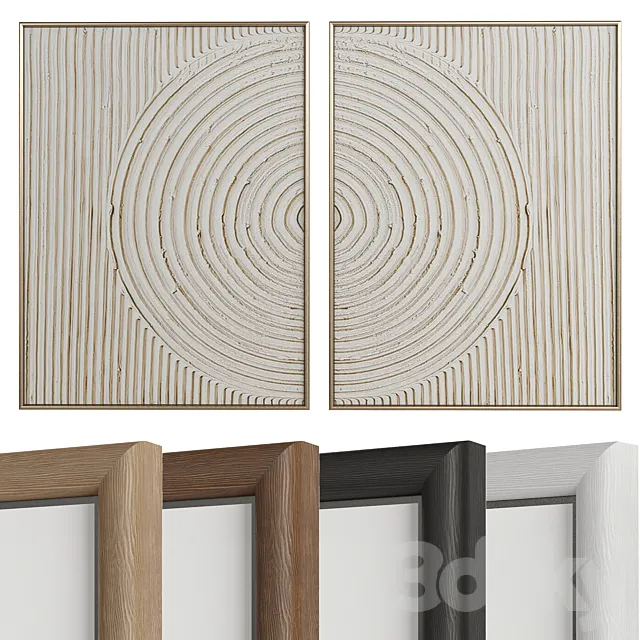 Minimalist Abstract Painting №89 3D Model