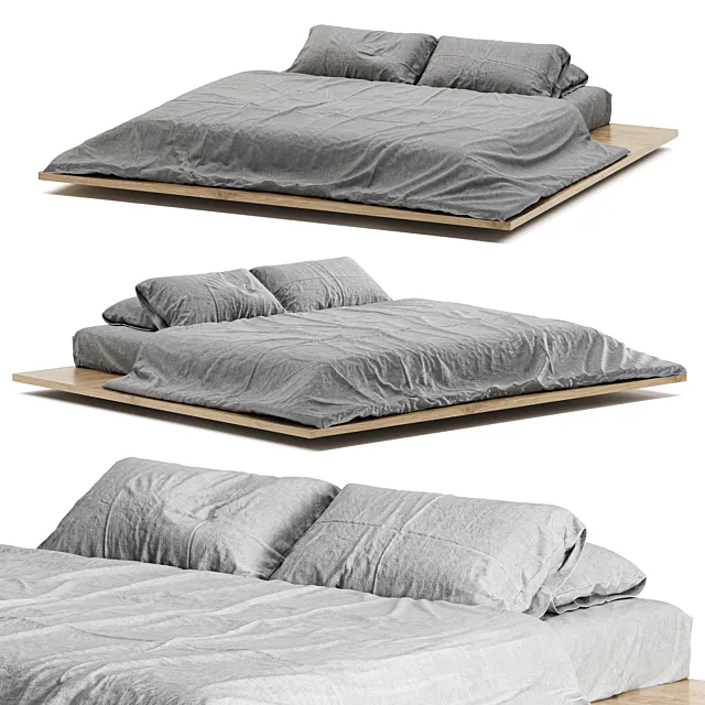 minimalist bedding 3D Model minimalist bedding 3D Model