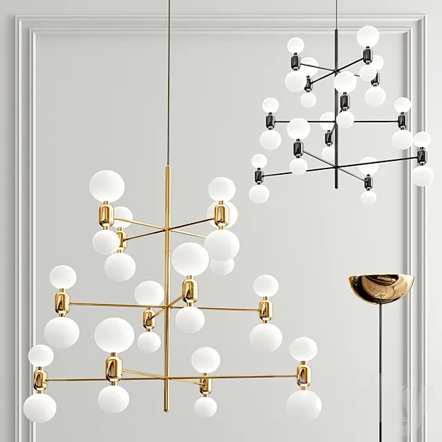 Minimalist chandelier 3DModel Minimalist chandelier 3DModel