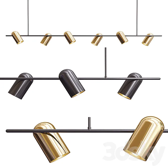 Minimalist Decorative Pendant Light 3D Model