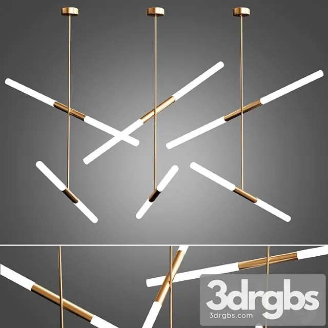 Minimalist nordic art deco pendant lamp 3D Model Download