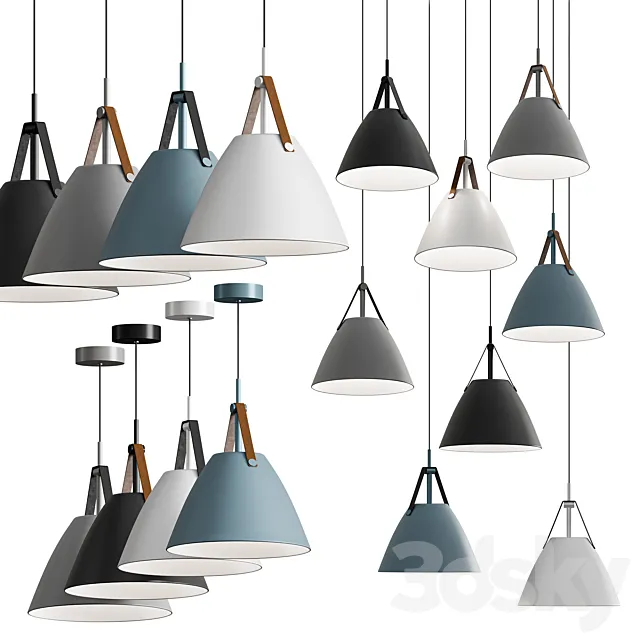 Minimalist Nordic Hanging Light 3D Model Minimalist Nordic Hanging Light 3D Model