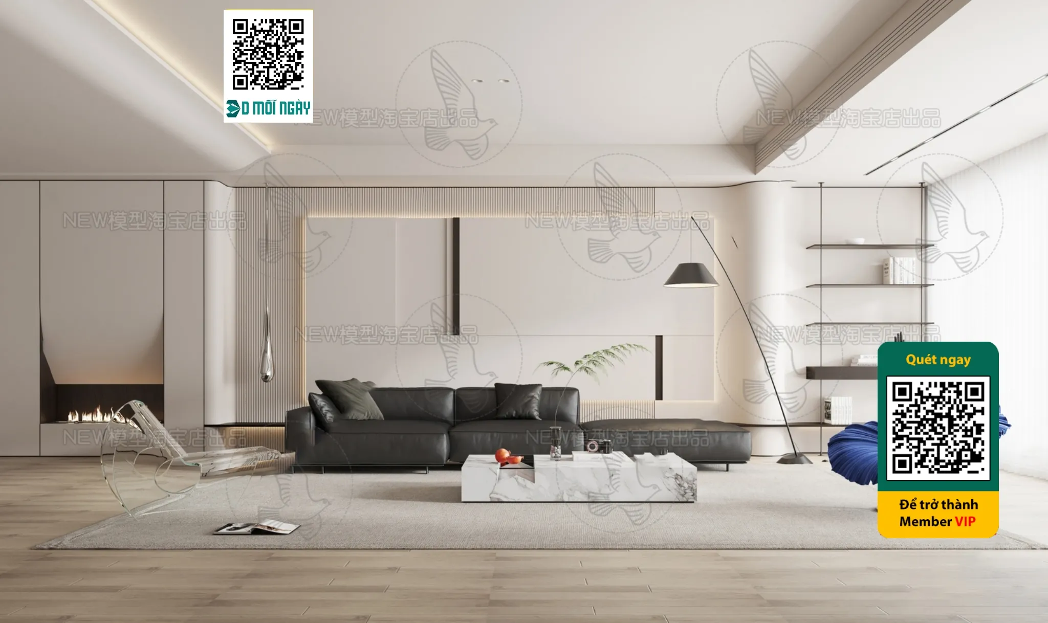 Minimalist style 3D – 002 – 3960