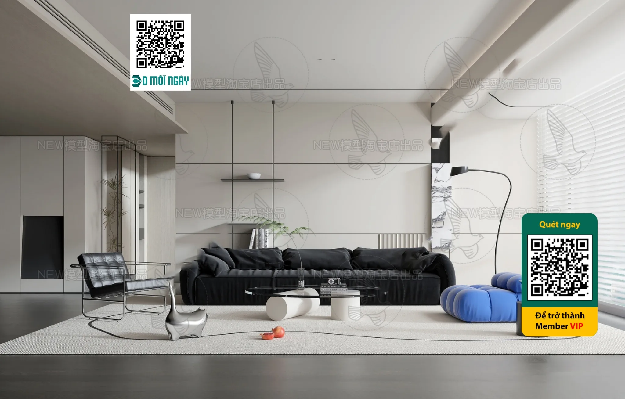 Minimalist style 3D – 003 – 3961