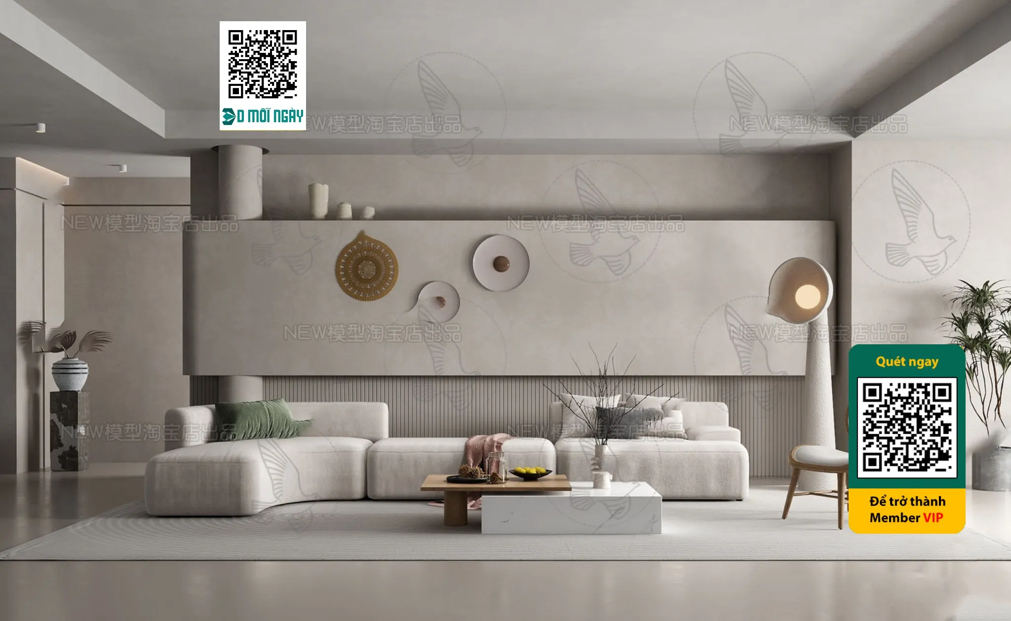 Minimalist style 3D – 011 – 3969