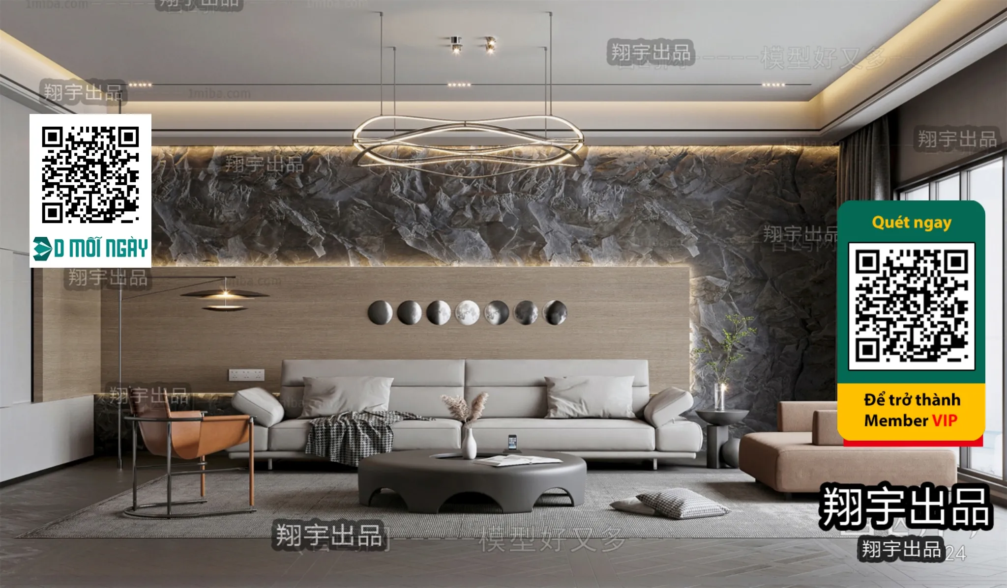 MINIMALIST STYLE – VRAY / CORONA – 3D MODEL – 4397