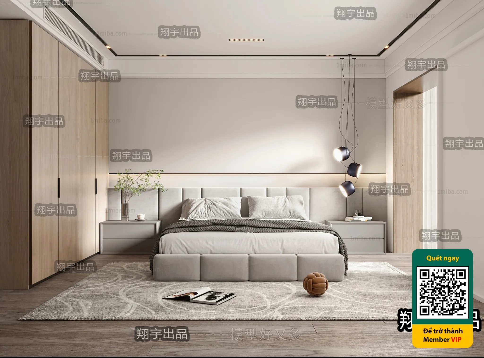 MINIMALIST STYLE – VRAY / CORONA – 3D MODEL – 4422