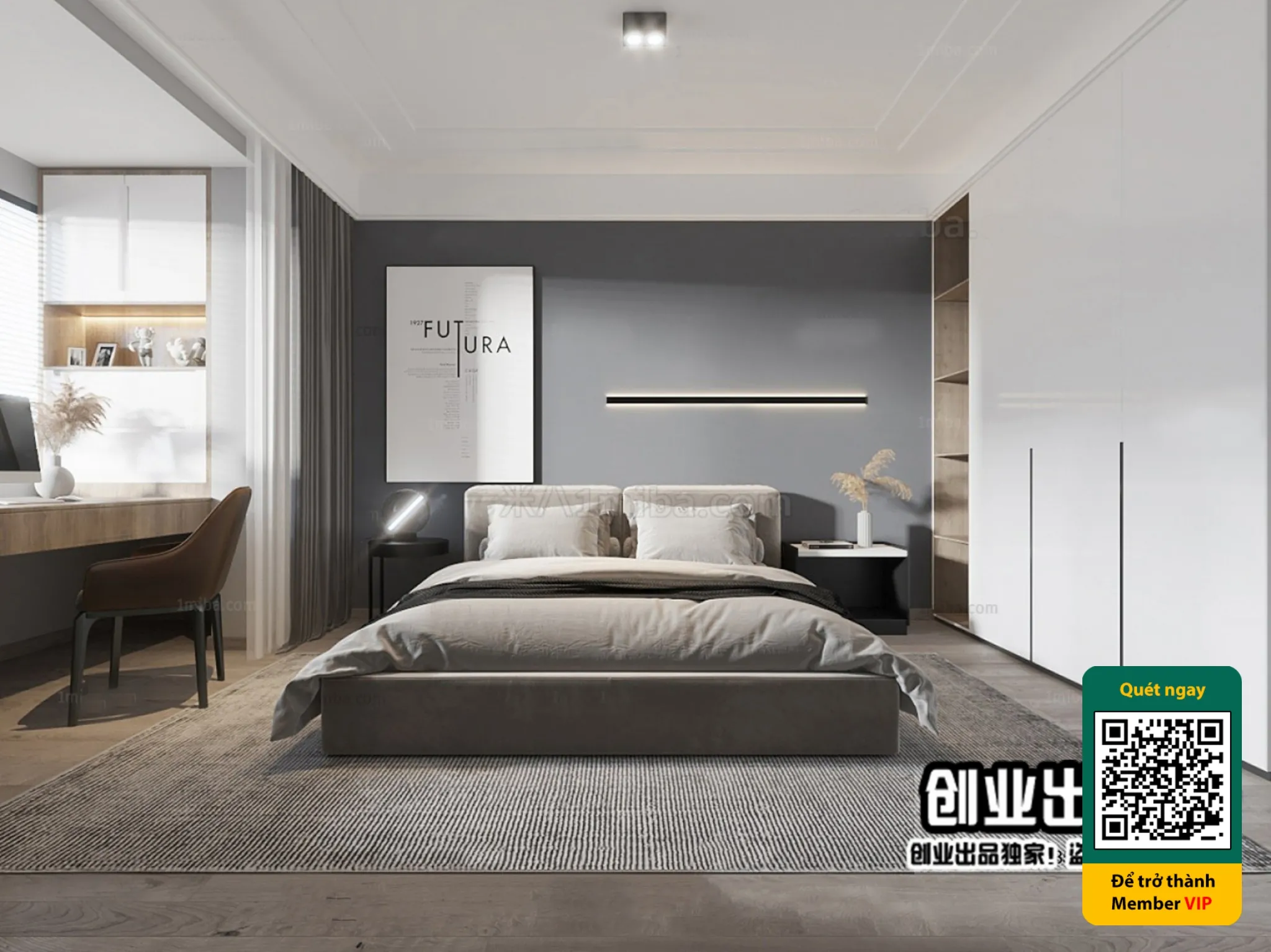 MINIMALIST STYLE – VRAY / CORONA – 3D MODEL – 4426