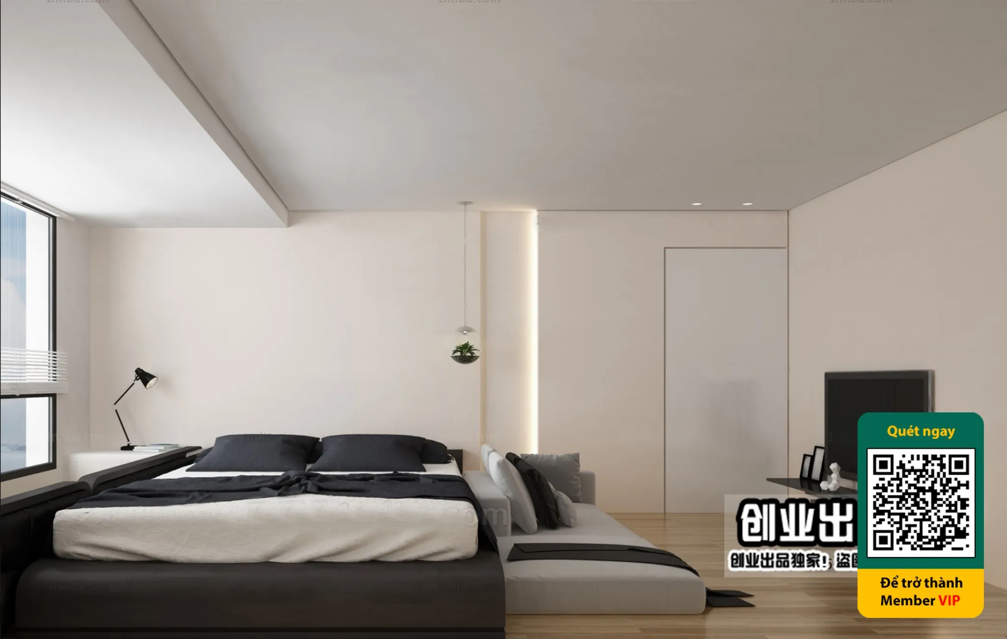 MINIMALIST STYLE – VRAY / CORONA – 3D MODEL – 4441