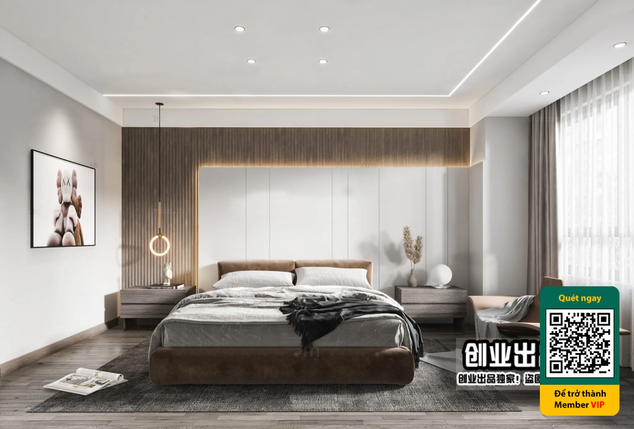 MINIMALIST STYLE – VRAY / CORONA – 3D MODEL – 4443