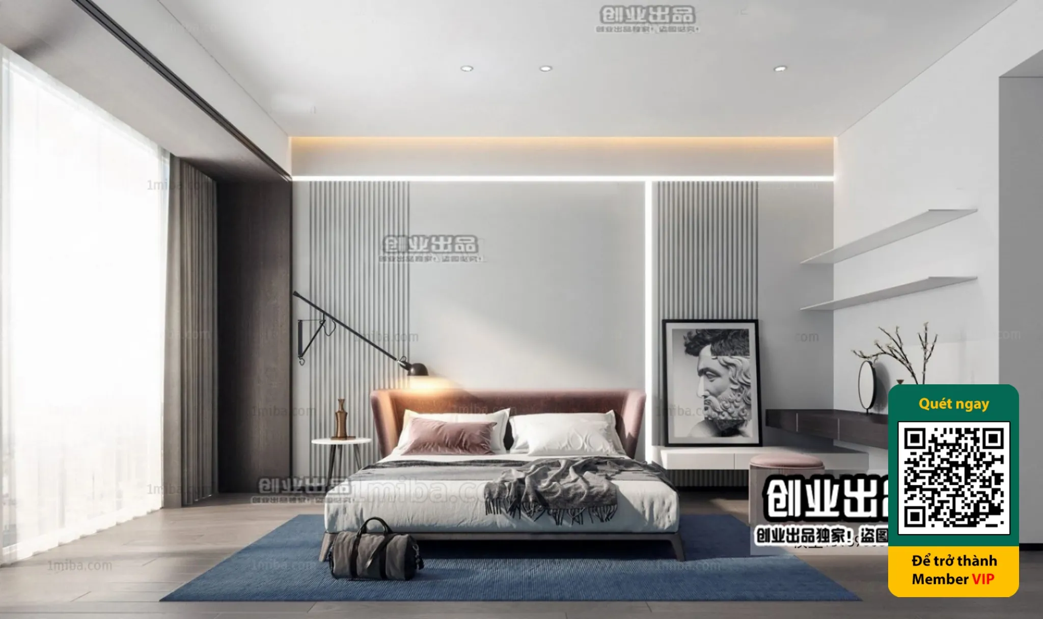 MINIMALIST STYLE – VRAY / CORONA – 3D MODEL – 4445