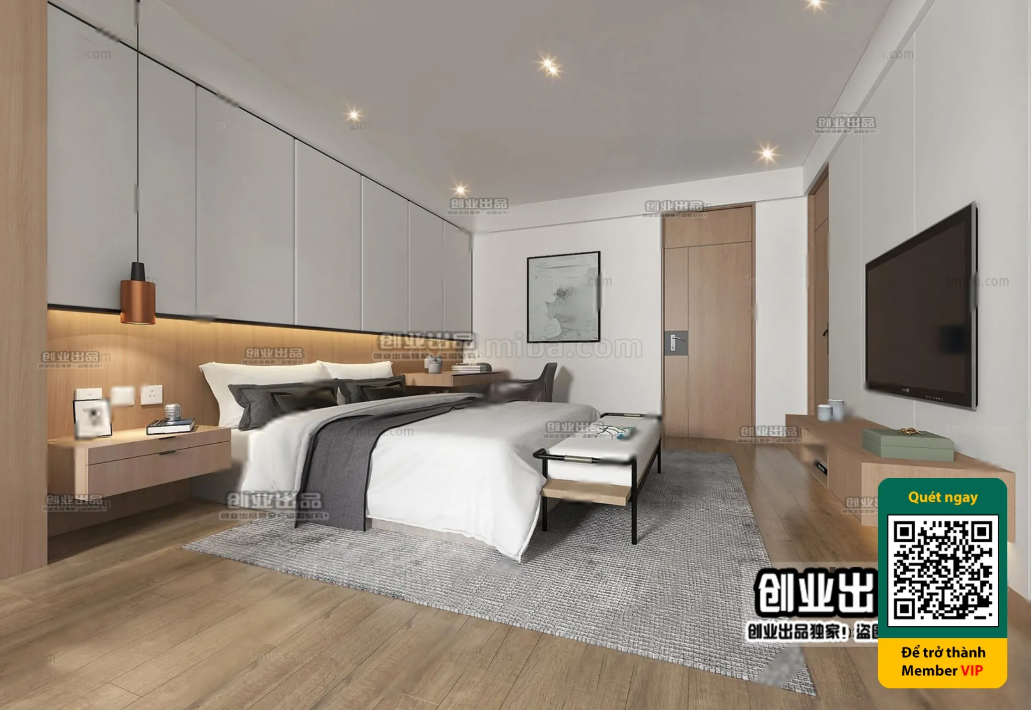 MINIMALIST STYLE – VRAY / CORONA – 3D MODEL – 4446