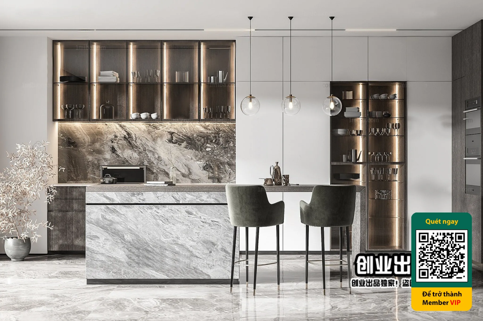 MINIMALIST STYLE – VRAY / CORONA – 3D MODEL – 4449