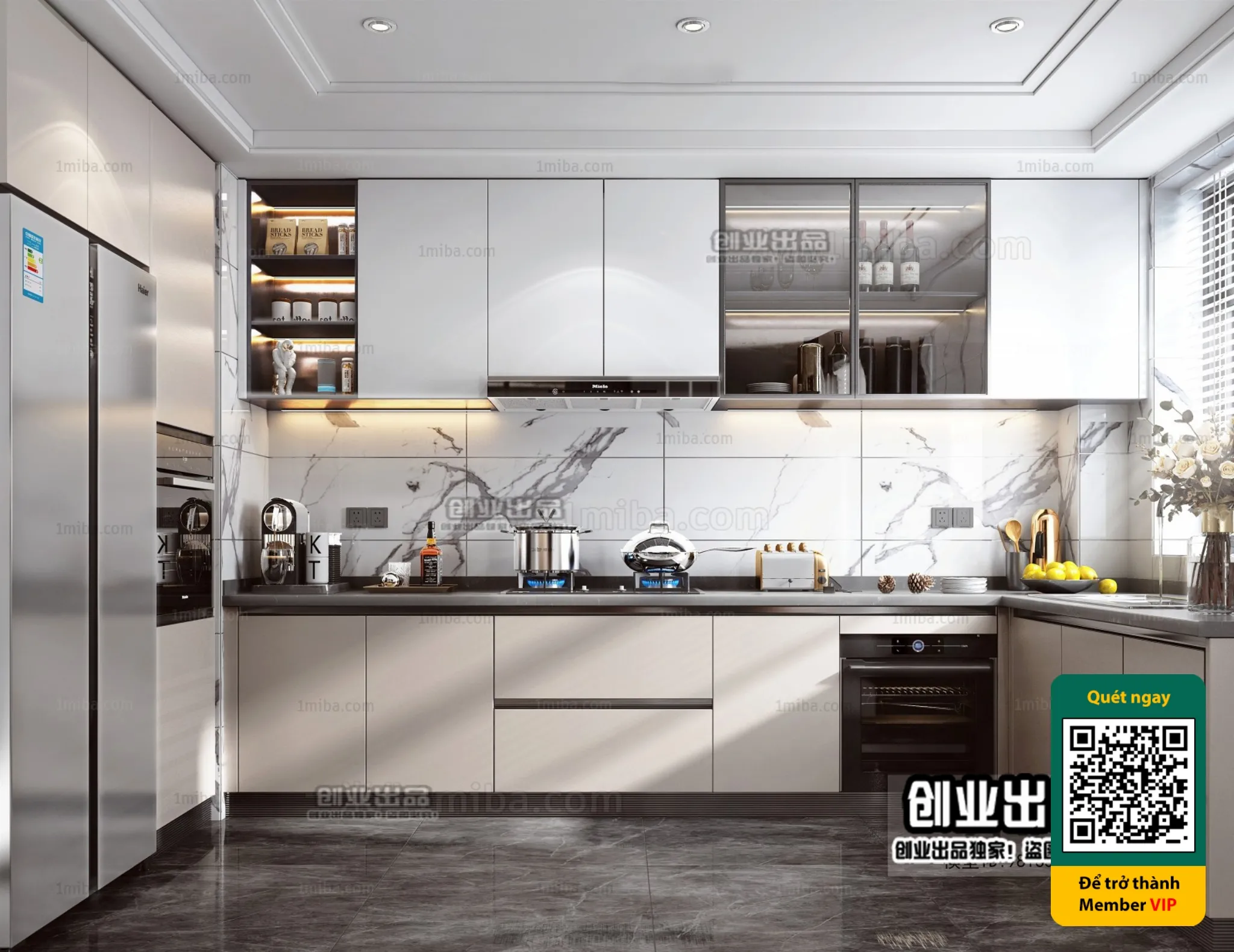 MINIMALIST STYLE – VRAY / CORONA – 3D MODEL – 4455