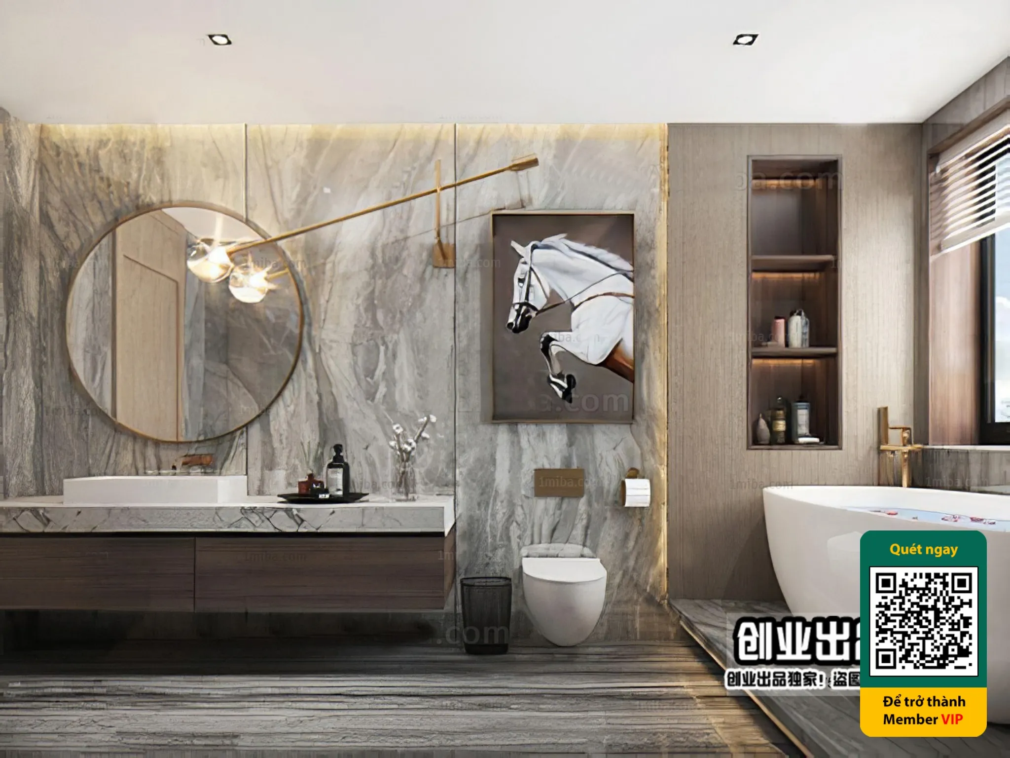 MINIMALIST STYLE – VRAY / CORONA – 3D MODEL – 4464