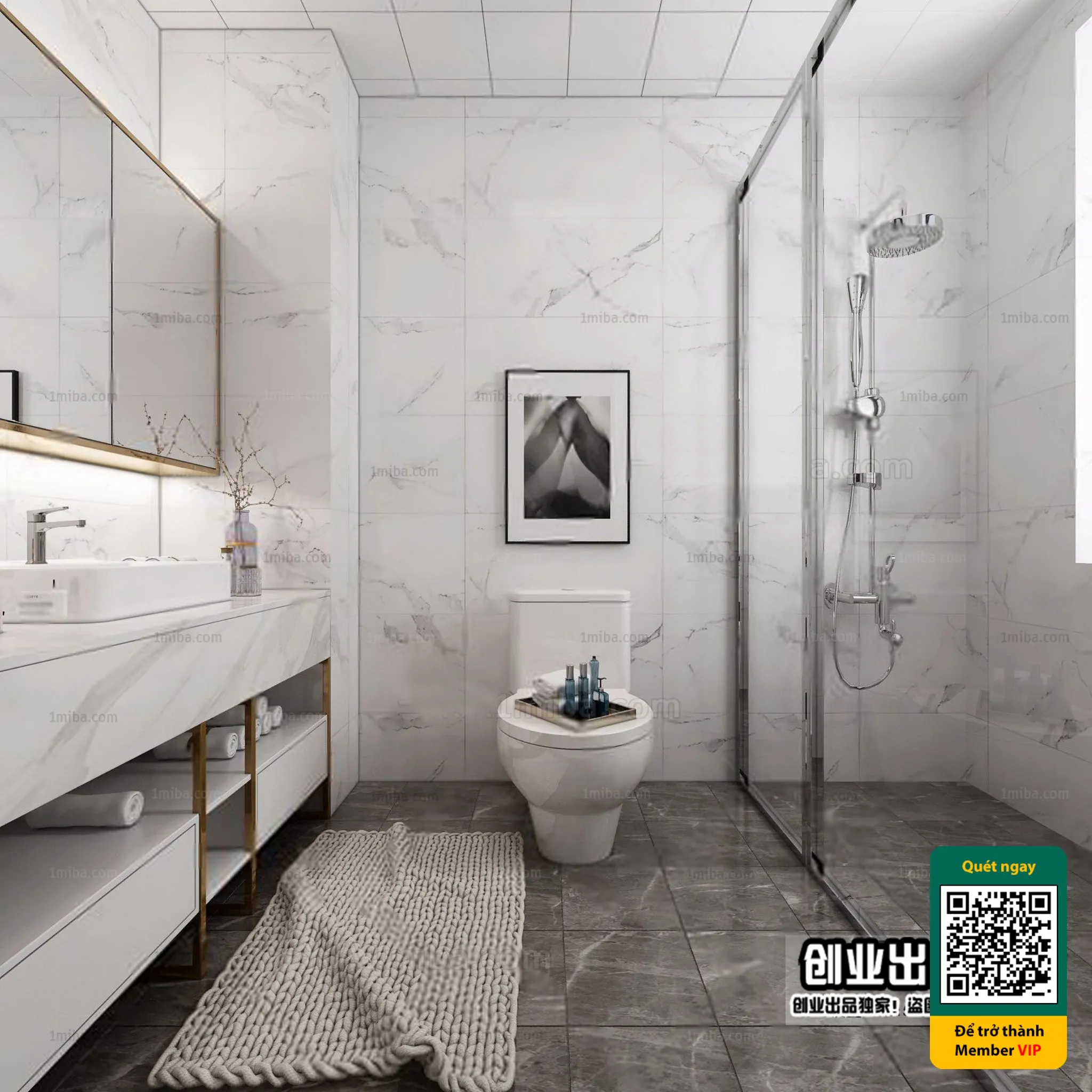 MINIMALIST STYLE – VRAY / CORONA – 3D MODEL – 4466