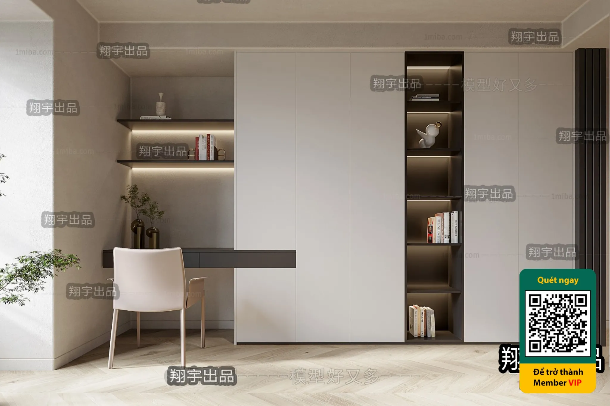 MINIMALIST STYLE – VRAY / CORONA – 3D MODEL – 4470