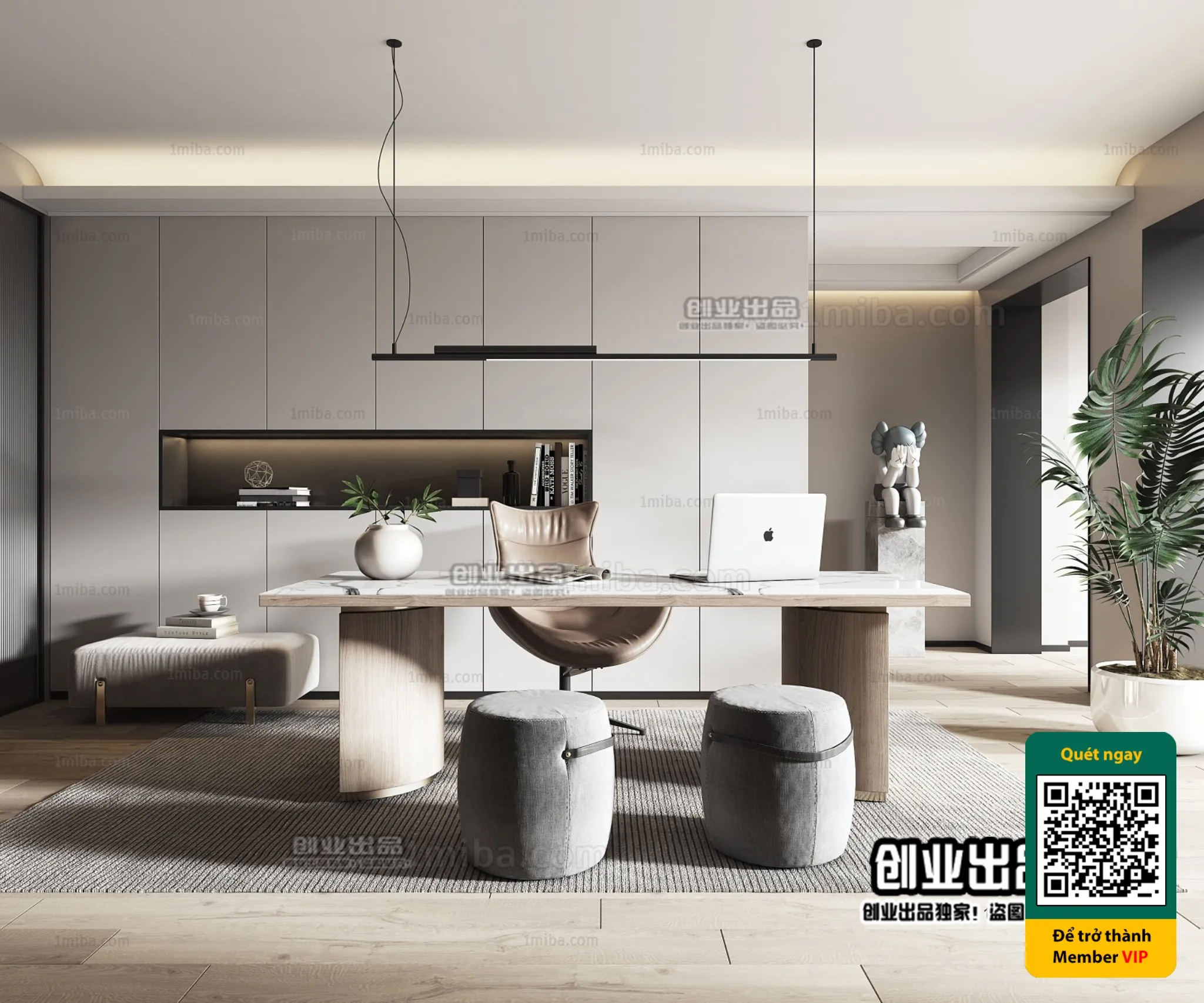 MINIMALIST STYLE – VRAY / CORONA – 3D MODEL – 4473