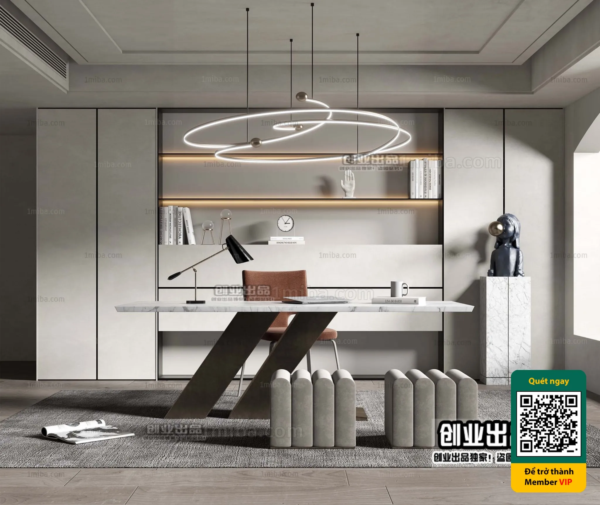 MINIMALIST STYLE – VRAY / CORONA – 3D MODEL – 4479