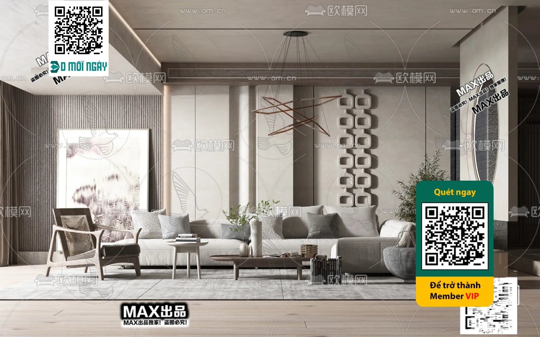 MINIMALIST STYLE – VRAY / CORONA – 3D MODEL – 5052