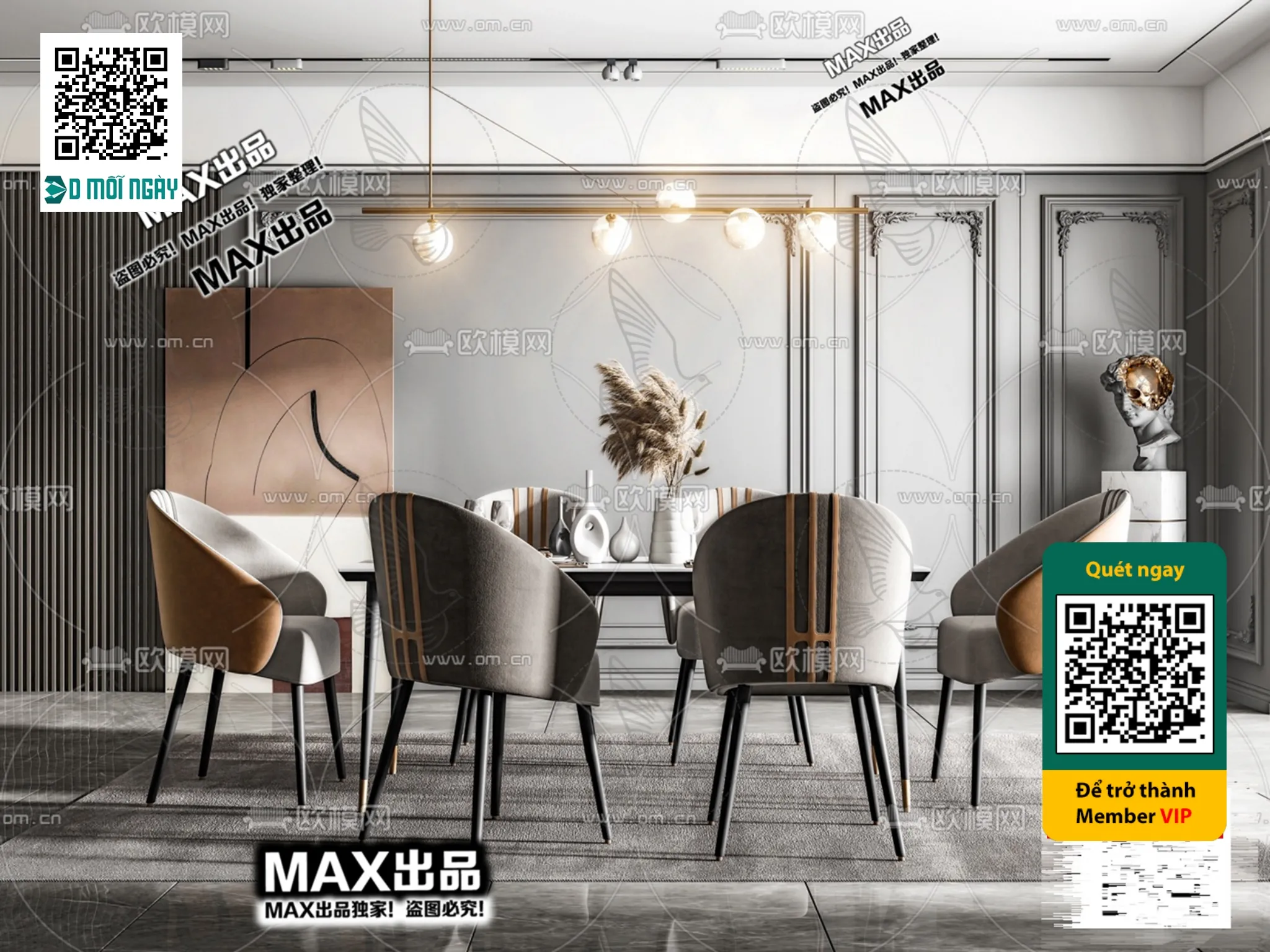 MINIMALIST STYLE – VRAY / CORONA – 3D MODEL – 5056