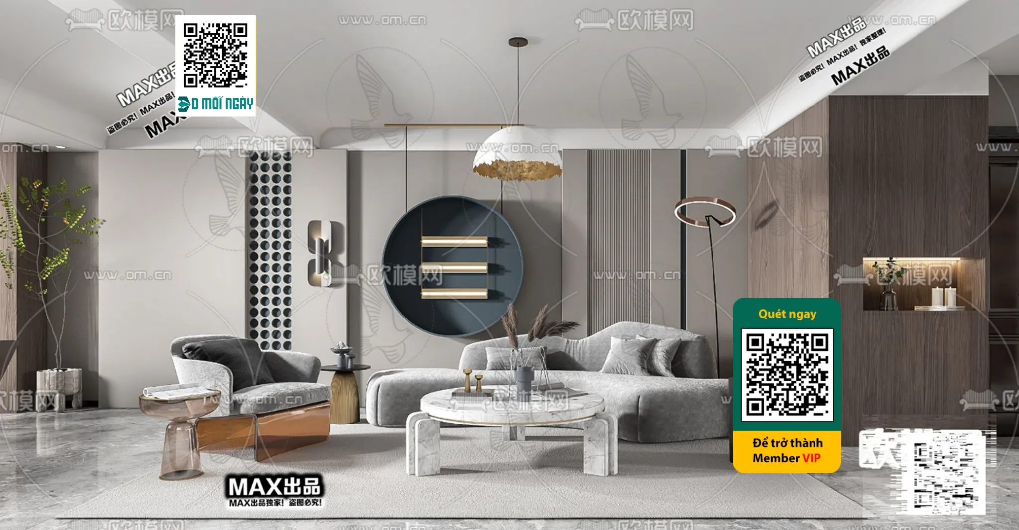 MINIMALIST STYLE – VRAY / CORONA – 3D MODEL – 5057