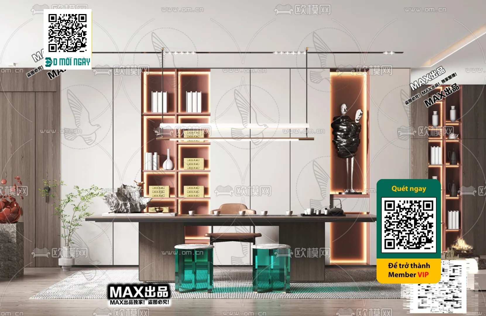 MINIMALIST STYLE – VRAY / CORONA – 3D MODEL – 5058