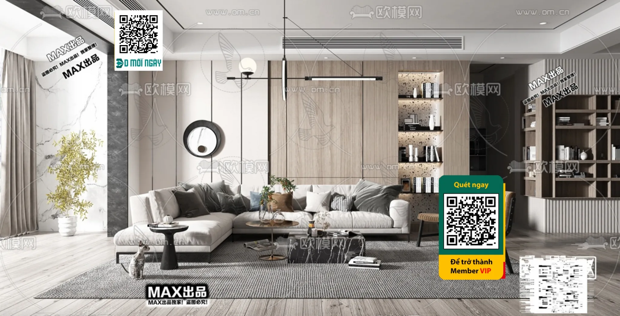 MINIMALIST STYLE – VRAY / CORONA – 3D MODEL – 5061