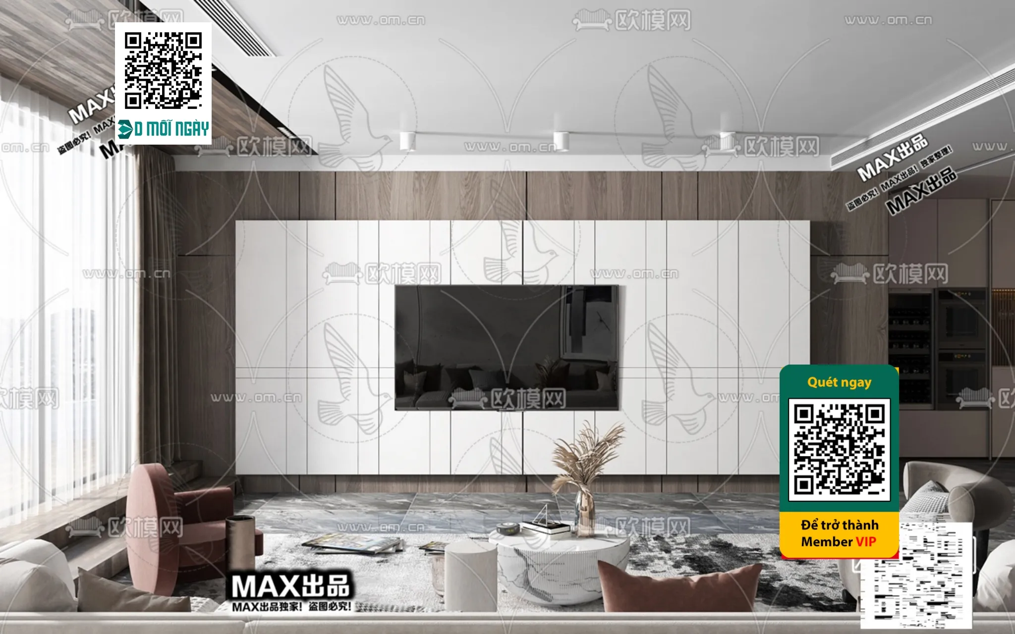 MINIMALIST STYLE – VRAY / CORONA – 3D MODEL – 5067