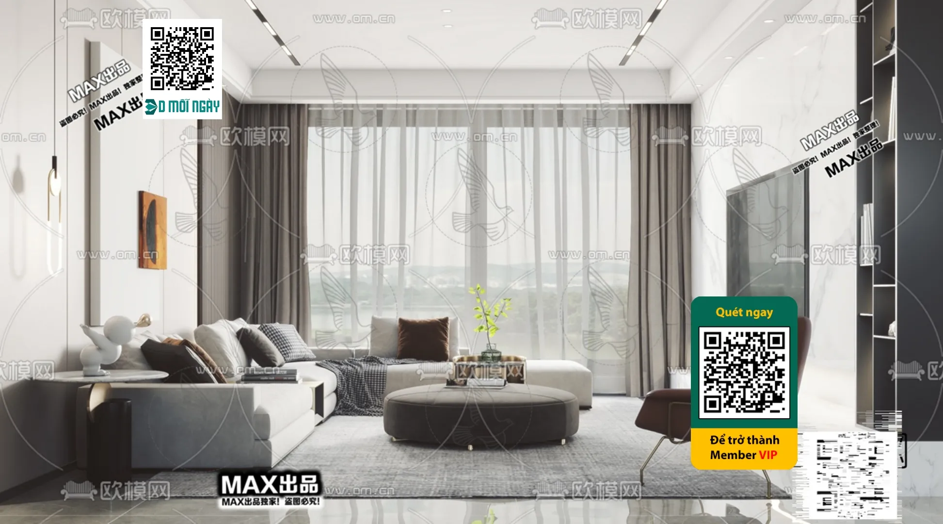 MINIMALIST STYLE – VRAY / CORONA – 3D MODEL – 5070