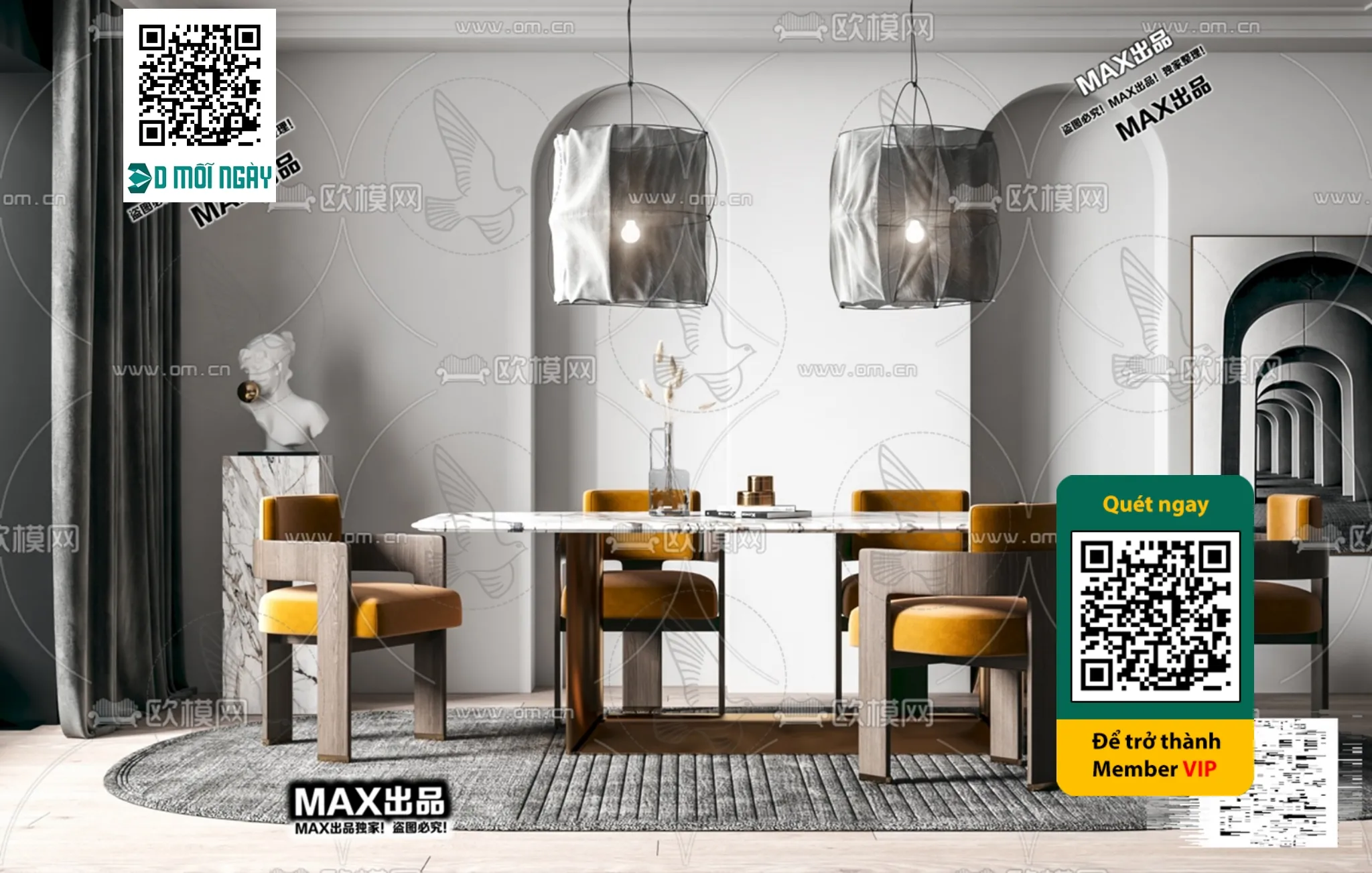 MINIMALIST STYLE – VRAY / CORONA – 3D MODEL – 5071