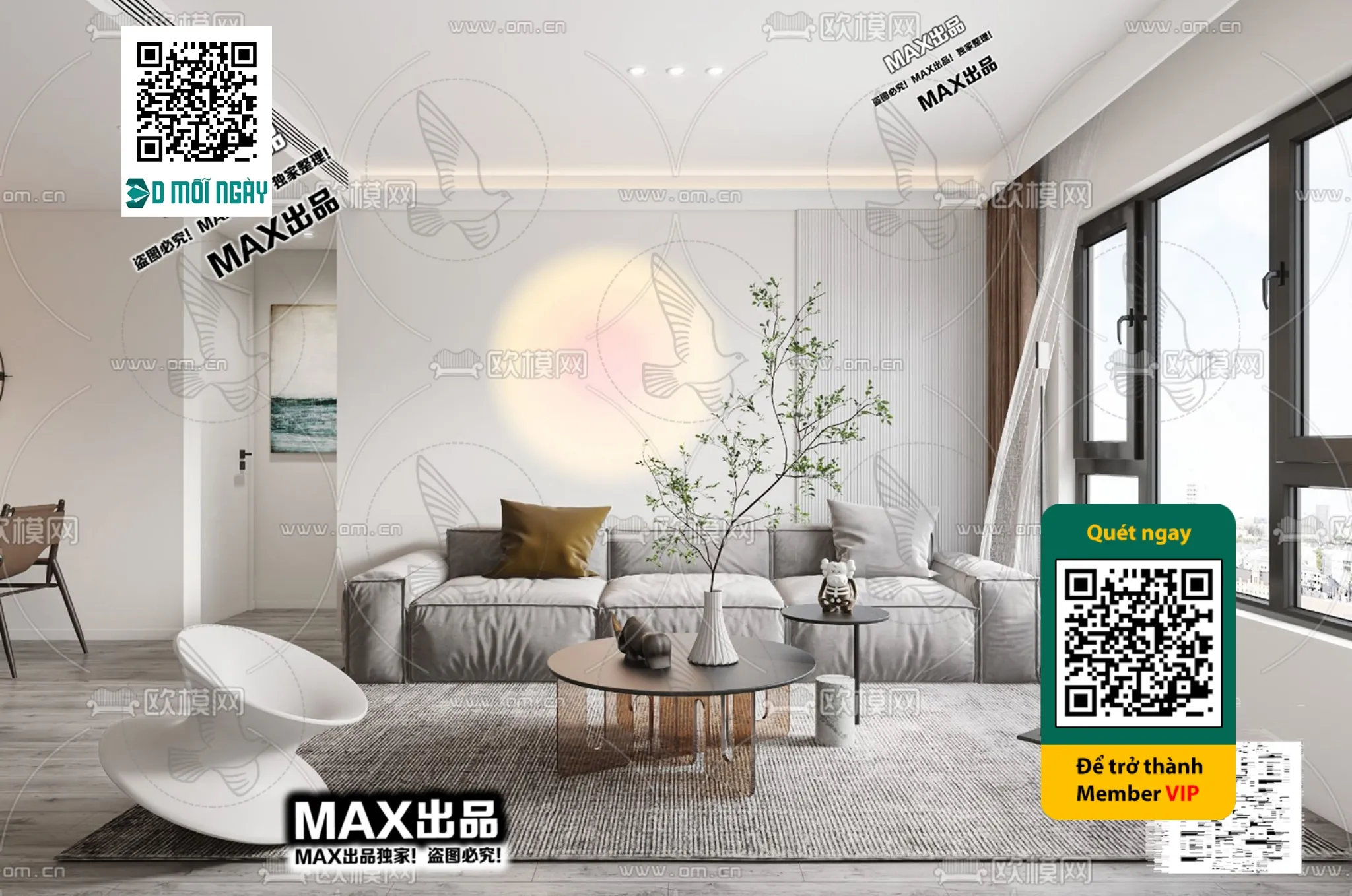 MINIMALIST STYLE – VRAY / CORONA – 3D MODEL – 5088