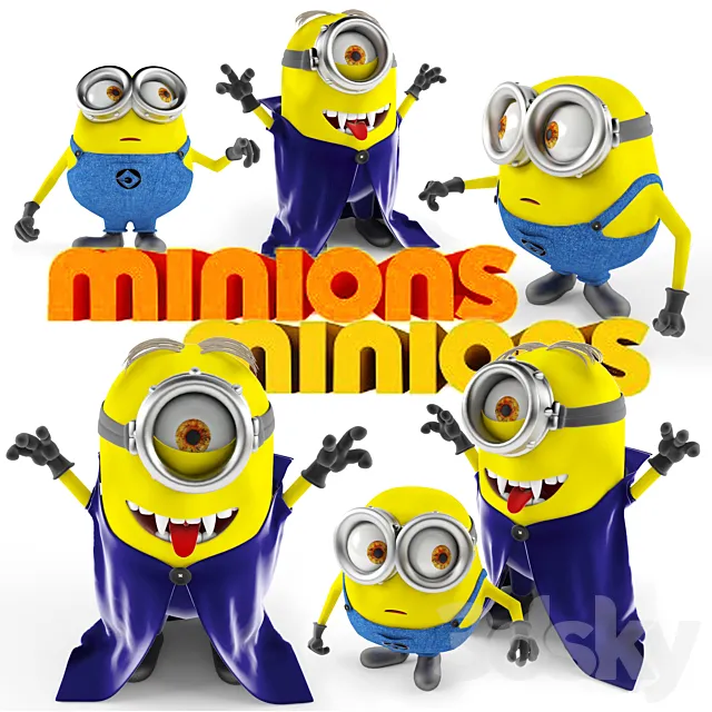 minions 3DModel minions 3DModel