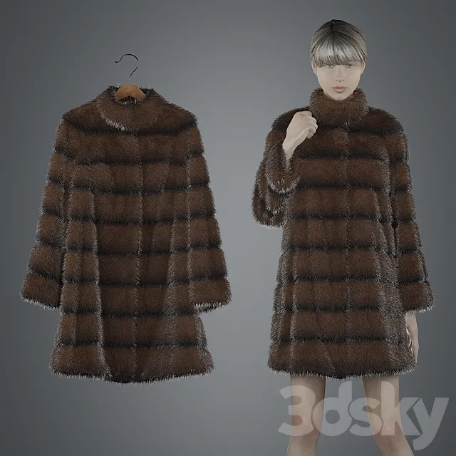 Mink coat 3DModel