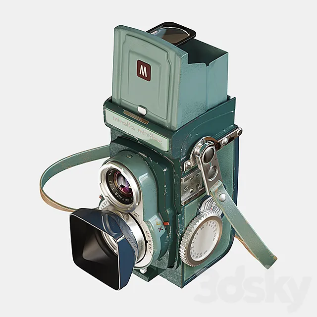 minolta miniflex TLR 3DModel