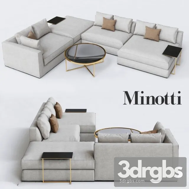 Minoti Hamilton Sofa 3D Model Download