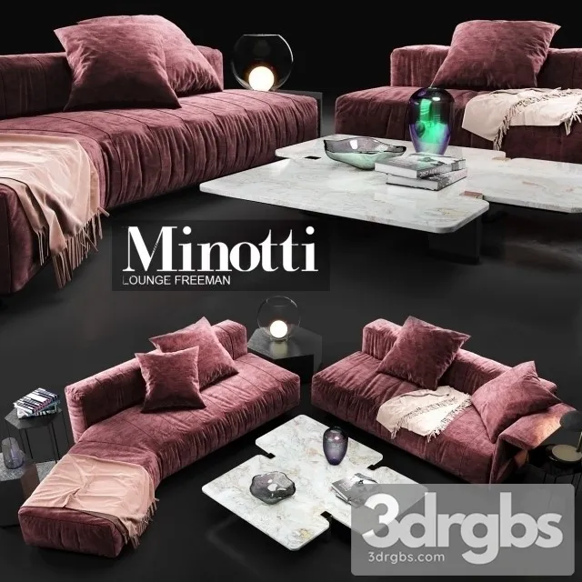Minoti Lounge Freeman 3D Model Download
