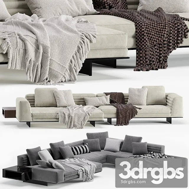 Minoti Roger Modular Sofa 2 Version 3D Model Download