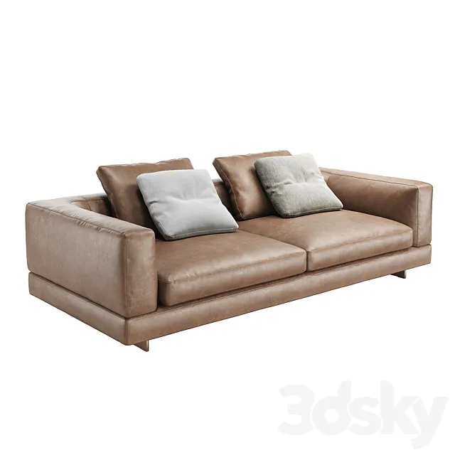 Minotti Alexander Sofa Low Cm 229 3DModel