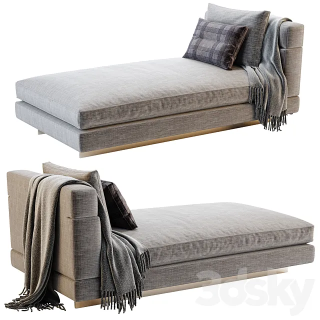 Minotti Alexander_Daybed 3DModel Minotti Alexander_Daybed 3DModel