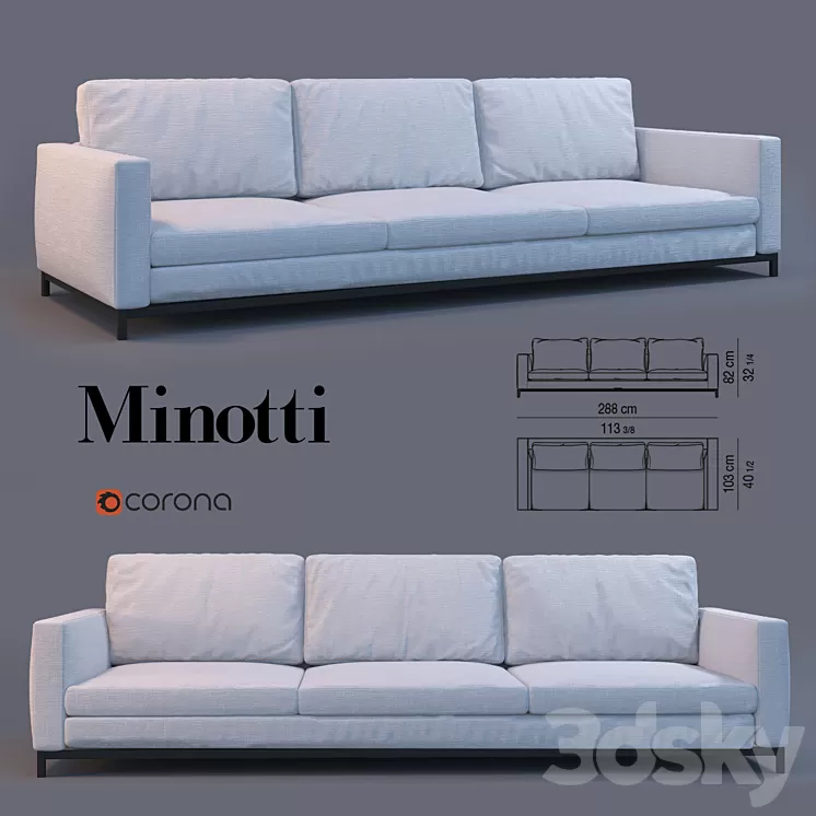 Minotti Andersen 3D Model