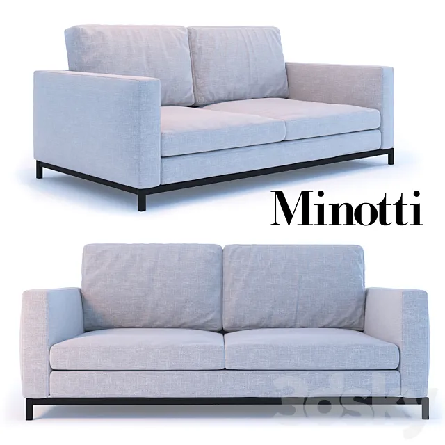 Minotti Andersen 3D Model Minotti Andersen 3D Model