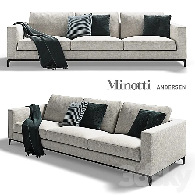 MINOTTI ANDERSEN 3DModel MINOTTI ANDERSEN 3DModel